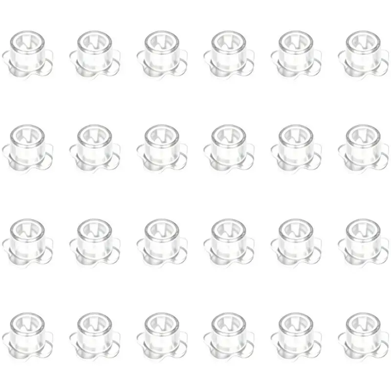 [NEW!A08R】 24Pcs Protective Covers Silicone Flower Shaped Feeder Mouthpiece Parts For Hummingbird And Standard Bird Feeders