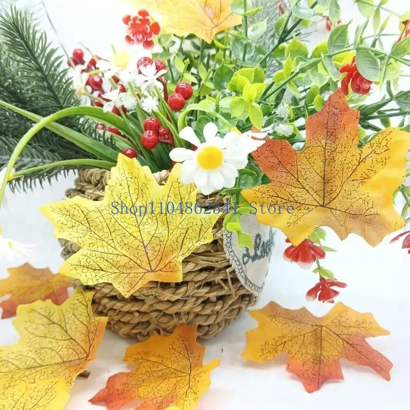 5ASD Thanksgiving Theme Haarclip voor volwassen kinderen Lovely Leaf Barrettes Hair Styling Accessoires Haarden Haar Decors 10