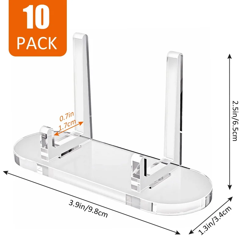 Acryl-Sammelkartenständer, abgestufte Kartenständer, Baseball für Sportkarten, Halter für Händler, Einzelhandel (keine Karten)