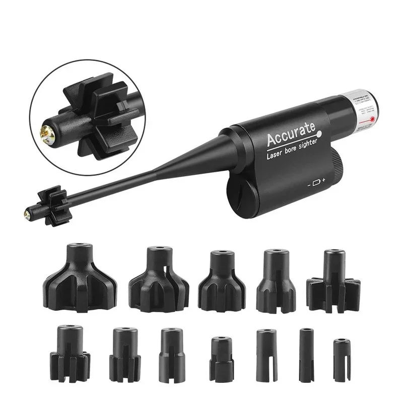 レッドグリーンレーザーサイト ボアサイトキット コリメーター .177～12GA口径 トイガン ピストル ライフル ボアサイト