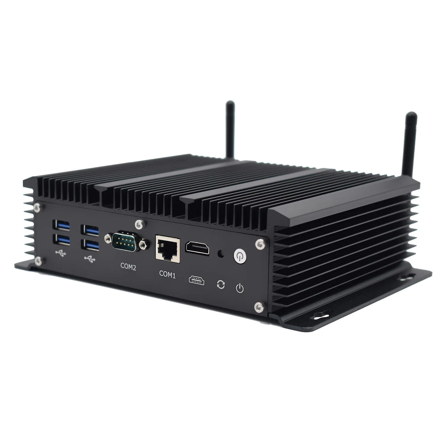 HYSTOU 2.5G LAN 코어 i7 10610U 6×Intel i225 미니 PC 팬리스 산업용 소프트 라우터 PfSense 방화벽 어플라이언스 ESXI 4K 컴퓨터
