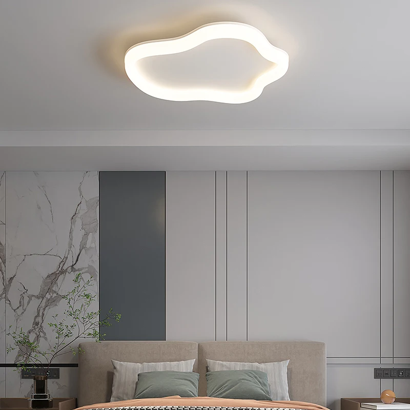 Creative Master Bedroom Lamp Simple Modern Intelligent Cloud Ceiling Lights Nordic Cream Household Children\'s Living Room Lamp