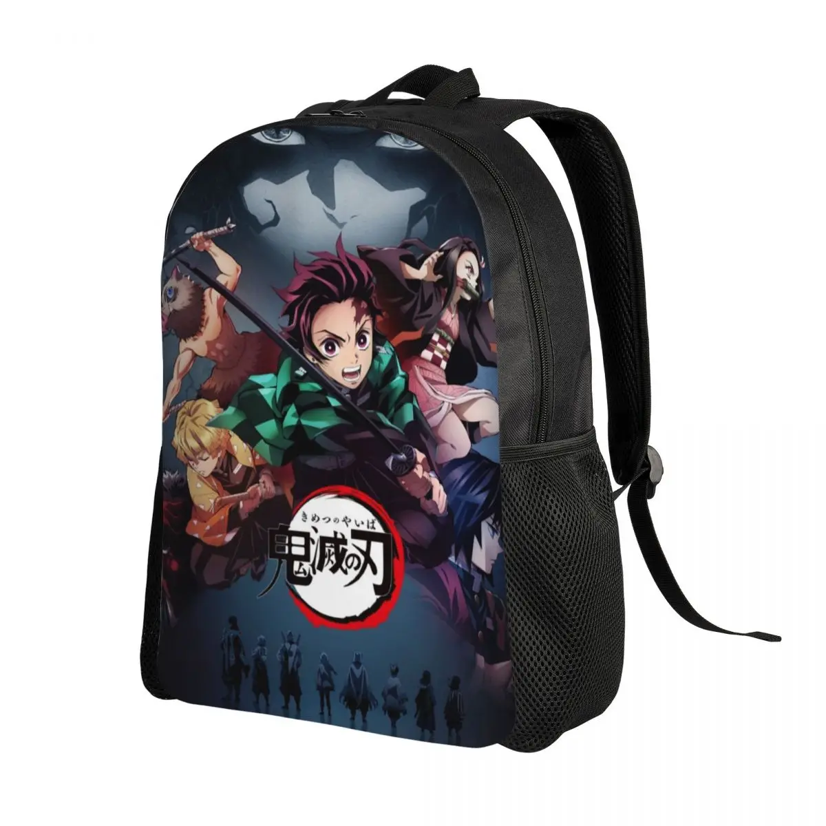 

Demon Slayer Kimetsu No Yaiba Travel Backpack Women Men School Computer Bookbag Anime Manga College Student Daypack Bags