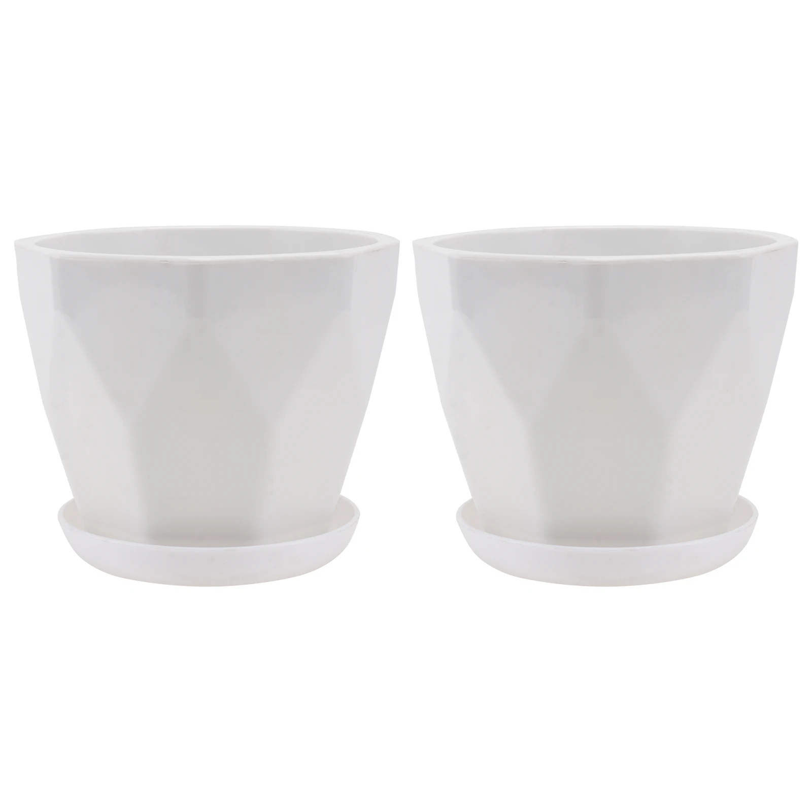 

2 set Breathable Flowerpots 2 Sets Thickened Succulent Pots For Gardening Bonsai Planting Simple Flowerpots Home Office Decor