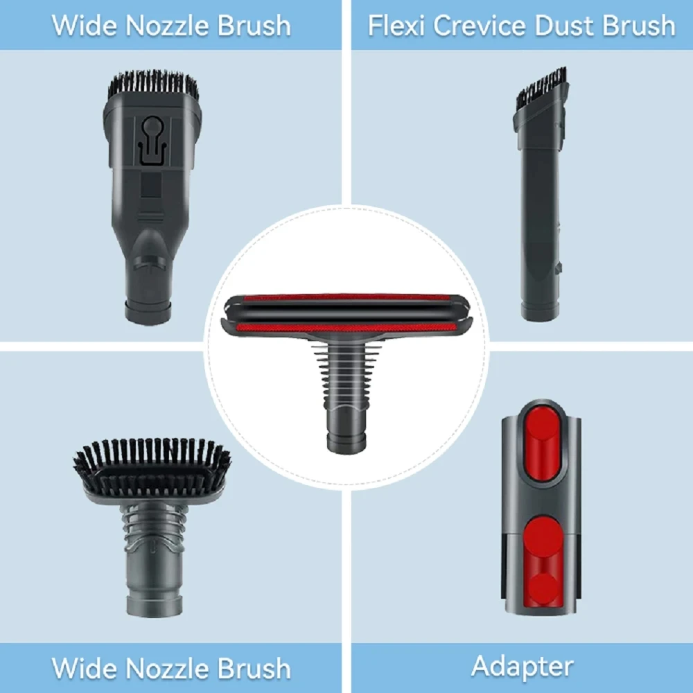 For dyson V6 DC49 DC62 DC52 DC54 DC26 DC37 DC45 DC46 DC47 DC48 DC58 Curtain Sofa Mattress Tool Head Brush Nozzle Vacuum parts