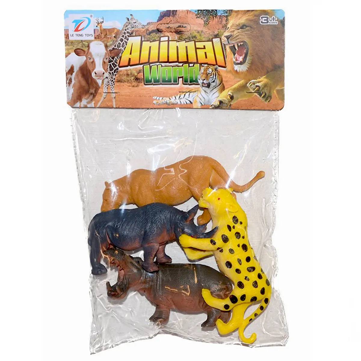 4 piece wild animal set 888A-20