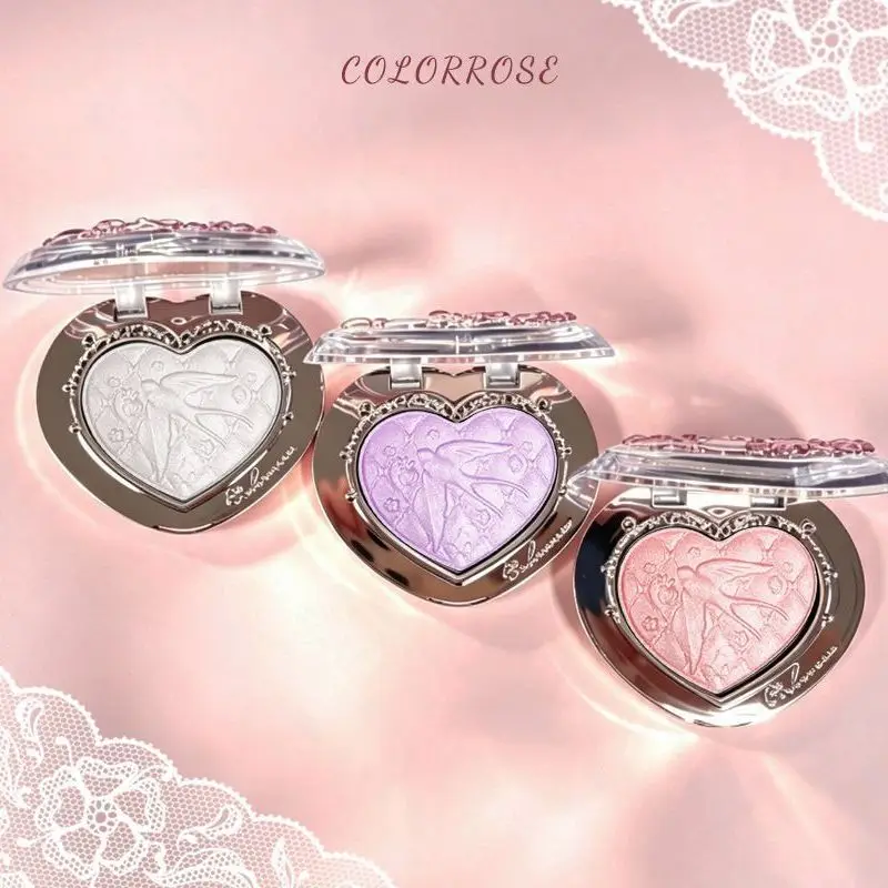 Colorrose Moonlight Highlighter: Brightening, Fine Shimmer, Pearlescent, Bouncy, Suitable For Beginners, Long-Lasting,