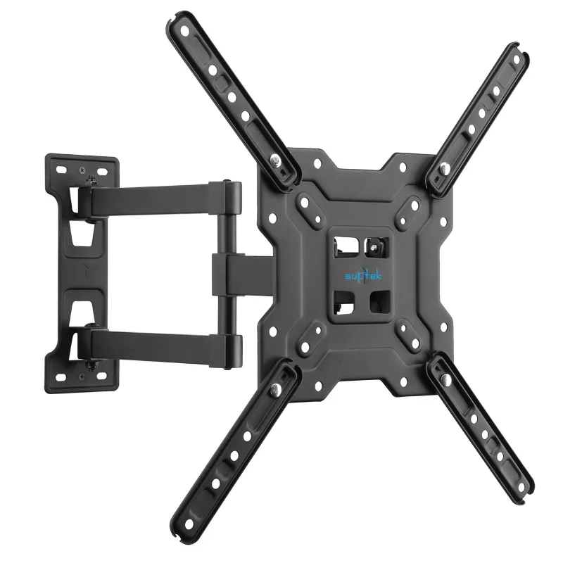 TV hanger wall hanging telescopic rotation, split base LCD wall hanging bracket