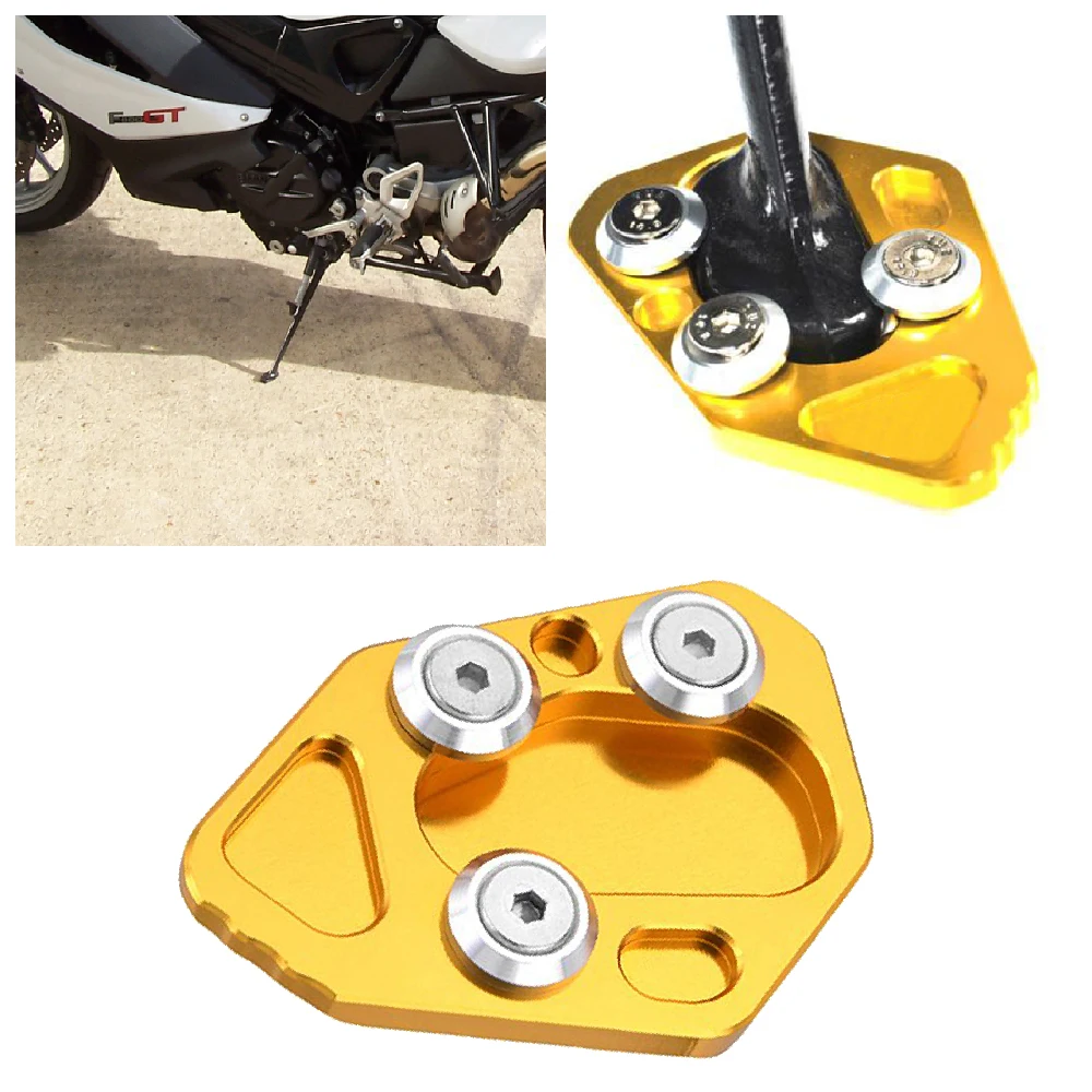 

Fits for BMW F800R F800GT F800 R GT ABS 2014 2015 2016 2017 2018 2019 Motorcycle Side Stand Extender Support Plate Extension Pad