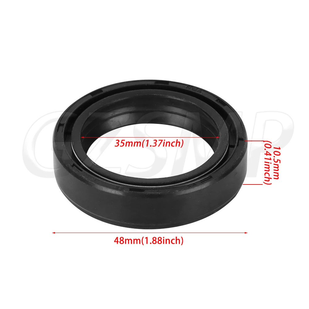 Fit for KAWASAKI KX80 1986-91 KE KL KX 250 KX400 Motorcycle Front Fork Damper 35 48 10.5 Oil Seal Dust Seal 35x48x10