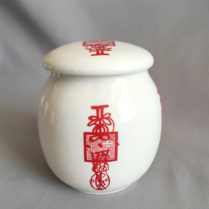 Wulu God of Wealth, Zhaocai, ceramic sealed jar, east, west, north, south, north, middle God of Wealth charm, Zhaocai geomantic