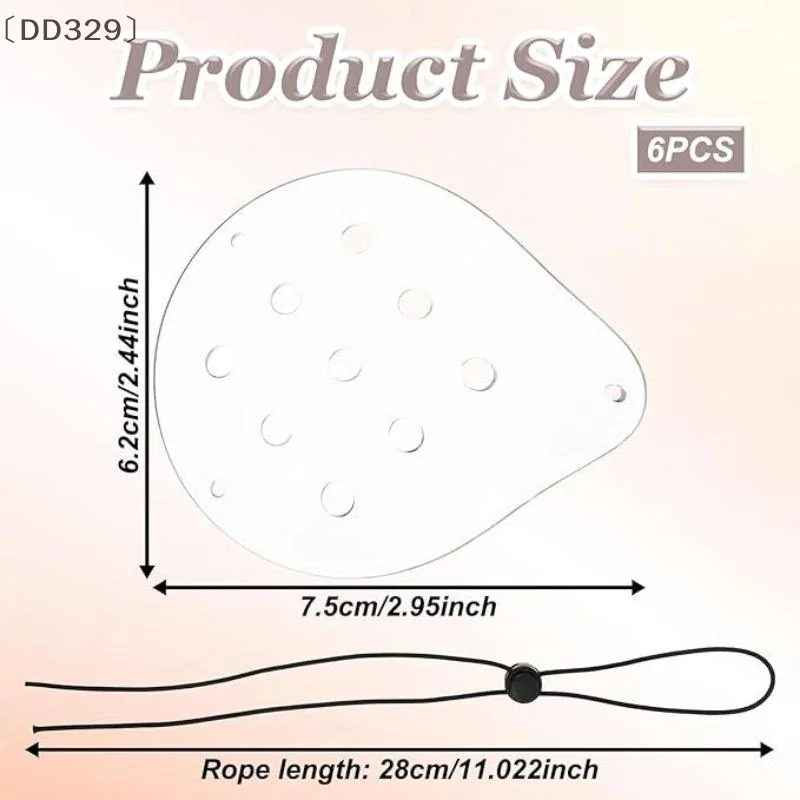 〔DD329〕Protective Multihole Transparent Eye Mask Adjustable Breathable Single Eye Mask After Surgery Protective Eyepatch