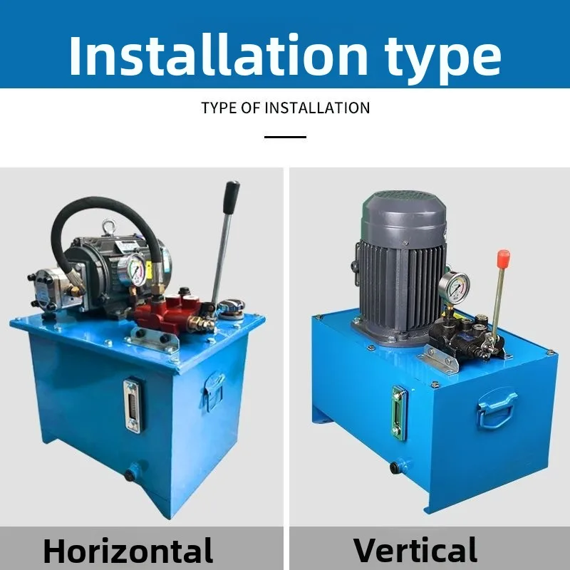 مجموعة نظام المحطة الهيدروليكية اليدوية اضغط على مضخة زيت محطة أدوات آلة الضغط الصغيرة