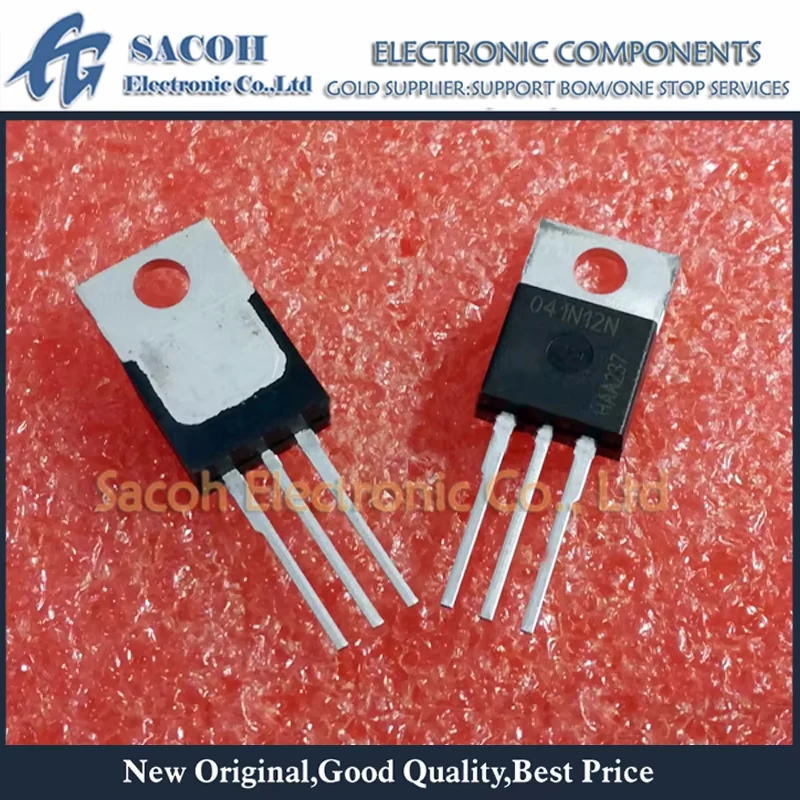 

New Original 10Pcs/Lot 041N12N IPP041N12N3G TO-220 120A 120V Power MOSFET Transistor In Stock