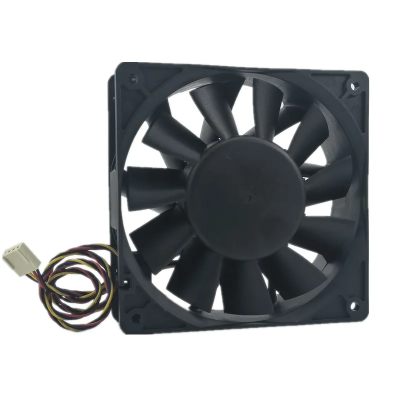 Novo delta pfc1212de 12v 4.8a 12038 12cm grande volume de ar formiga controle temperatura ventilador de refrigeração