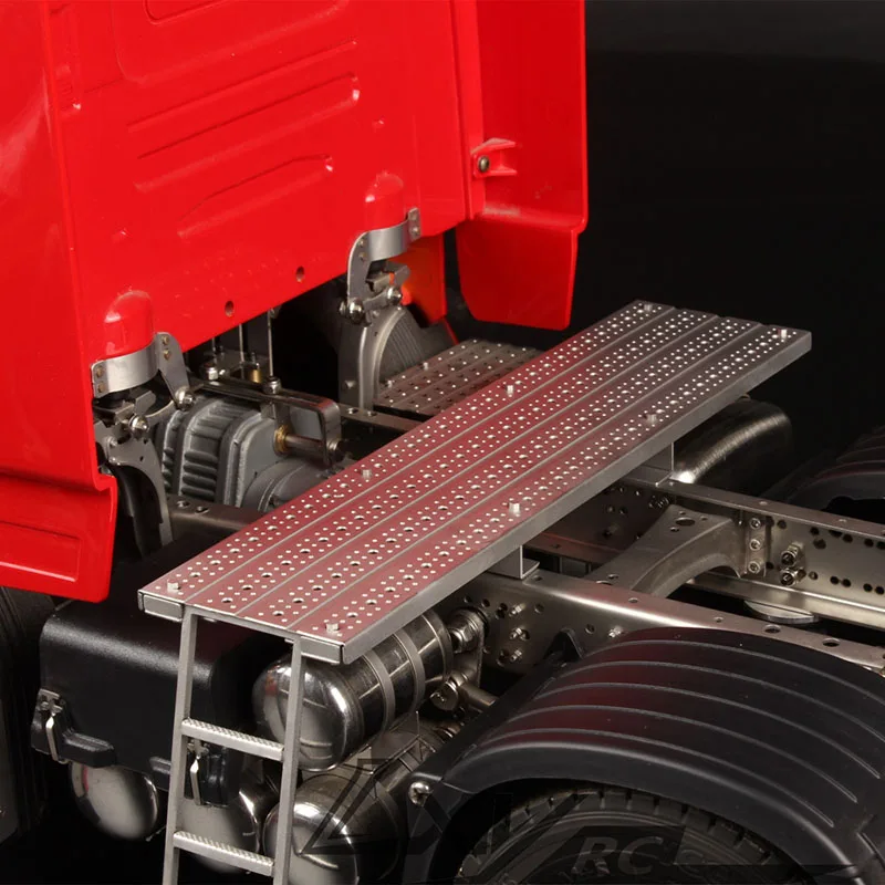

1:14th Scale Metal Simulation with Telescopic Ladder Work Pedal for Tamiya RC Truck SCANIA 770S R620 VOLVO BENZ Arocs MAN Car
