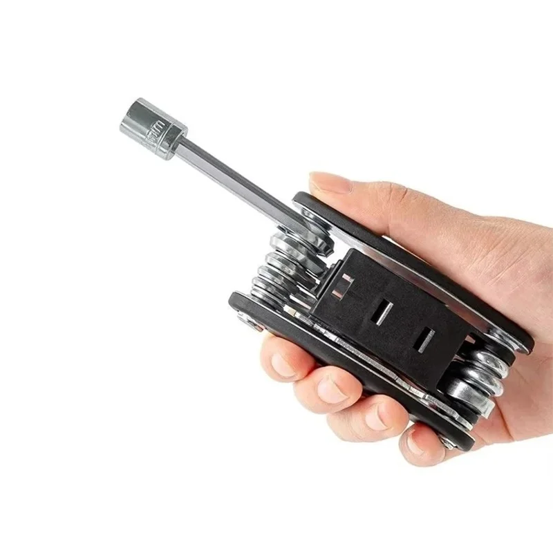 

16-in-1 Portable Motorcycles Maintenance Tool Kit Multi-Tool Screwdriver Set with Adjustable Aluminum Alloy Case