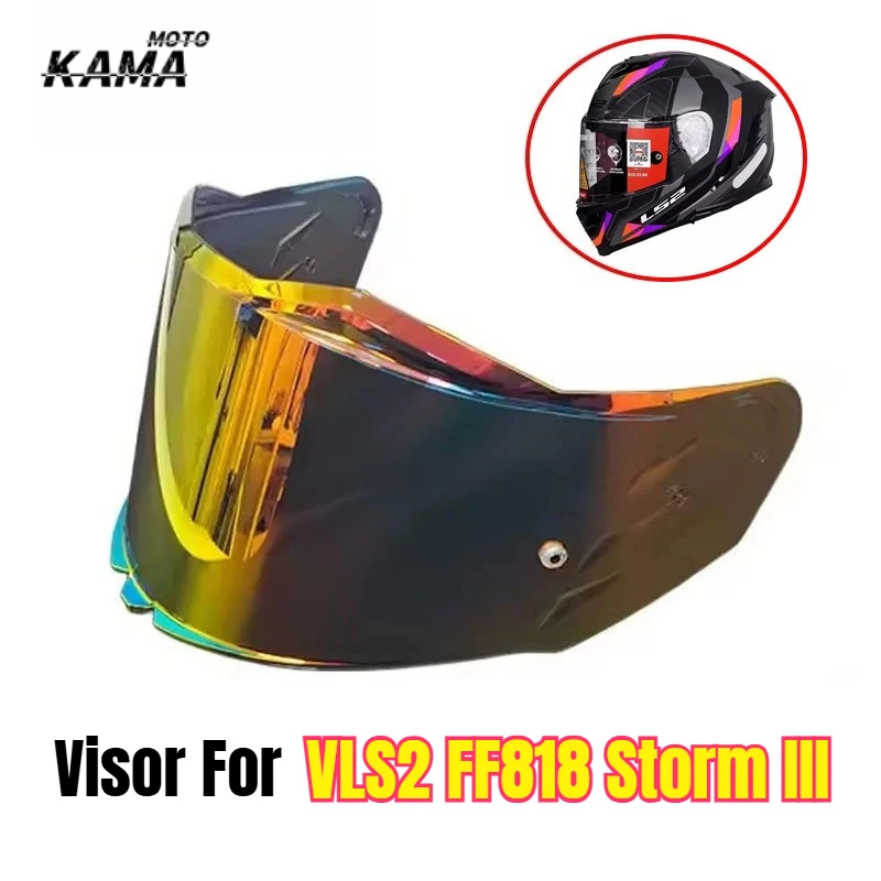 Motorcycle Helmet Visor For Original LS2 FF818 Storm III Helmet Visors,Black Lens, Red Lens, FF818 Motorcycle Accessories