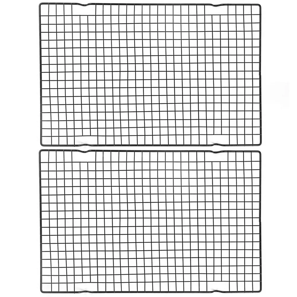 

Набор из 2 прочных решеток для выпечки и охлаждения с улучшенной циркуляцией воздуха для домашнего использования, вечеринок и ресторанов