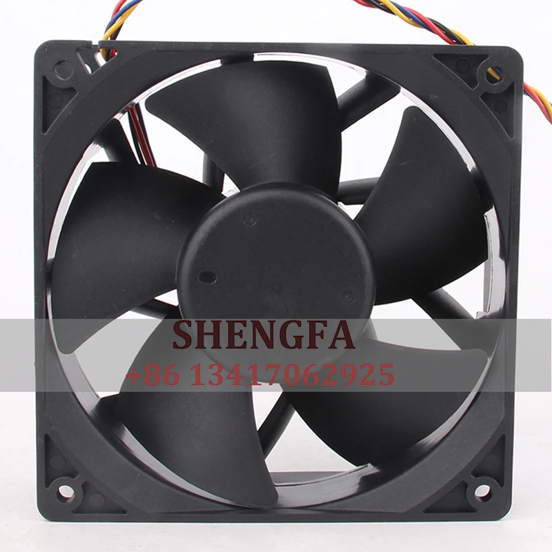 AVC Case Fan Dual Ball Bearing DBPJ1238B2G 120*120*38MM 12V 3.12A 12038 4-Wire PWM Temperature Control Large Airflow Cooling Fan