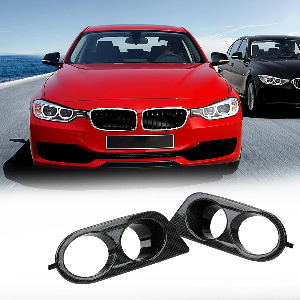 

For BMW E46 M3 2001-2006 1 Pair Front Bumper Car Fog Light Covers Surround Air Duct
