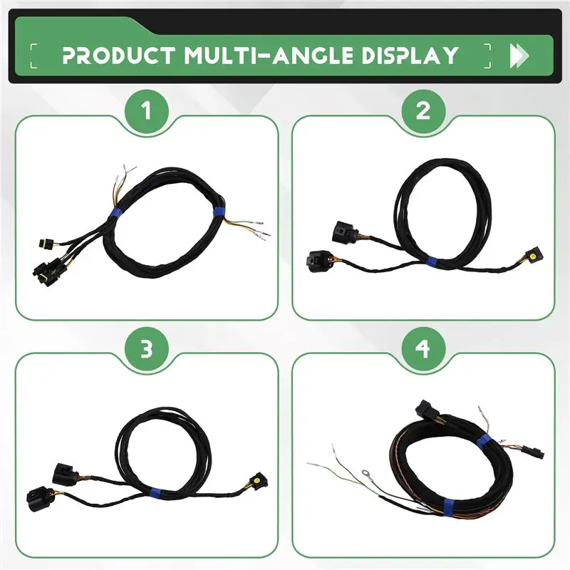 ABOK-Blind Spot Side Assist Lane Change Wire Cable Harness 2Q0907685B For Passat B8 2015-2025