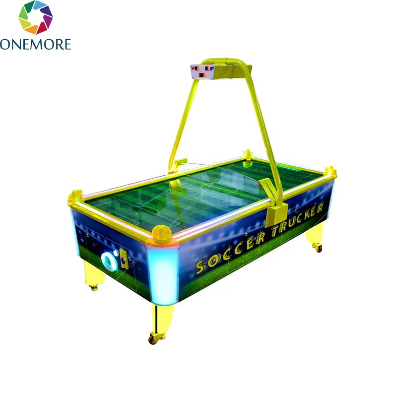 الإلكترونية الرياضية هوكي الهواء الجدول بيع لعبة آلة داخلي تسلية كامل الحجم هوكي الهواء هوكي الهواء طاولة مسبح ممر