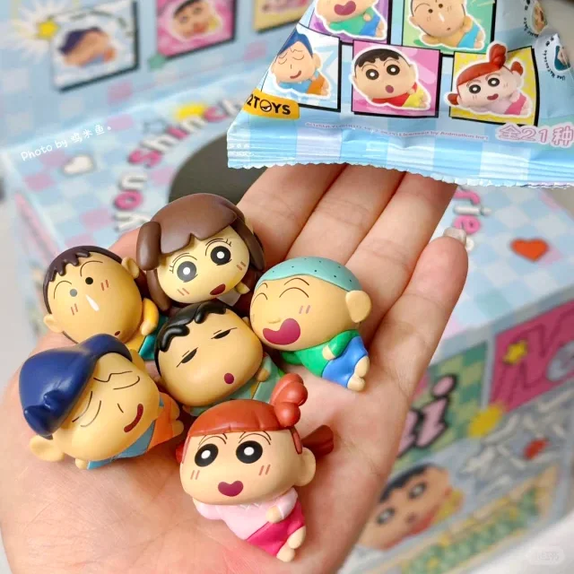 

Карандаш Шин-Чан Миниме «Люжи назад и расслабление» серии слепая коробка Kawaii фигурка 52 игрушки настольный орнамент модный коллекционный подарок