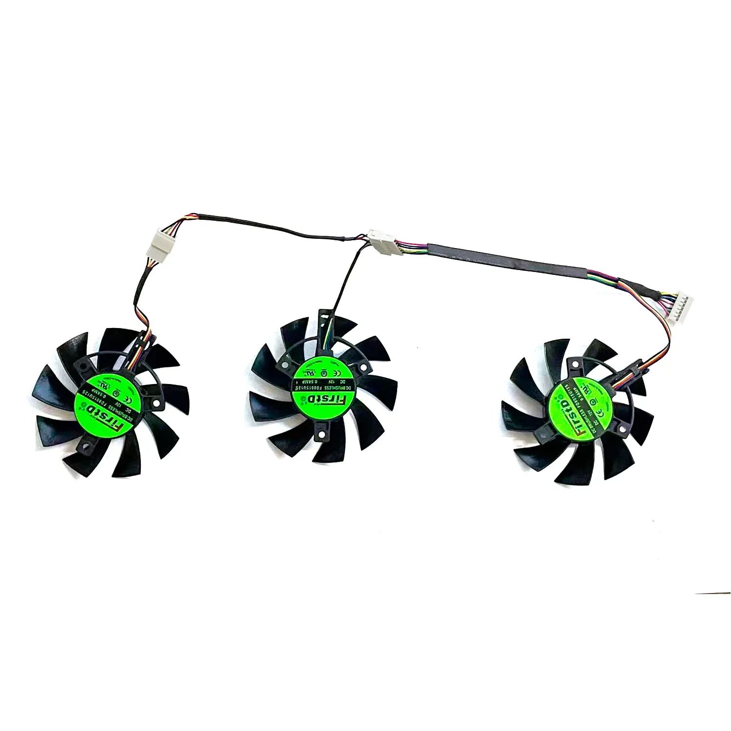 

For ASUS GTX 1660Ti 1660super RX 5700 XT TUF X3 OC Graphics Cooling Fan 75MM 7Pin FD8015U12D GTX1660 RX5700 RX5700XT GPU FAN