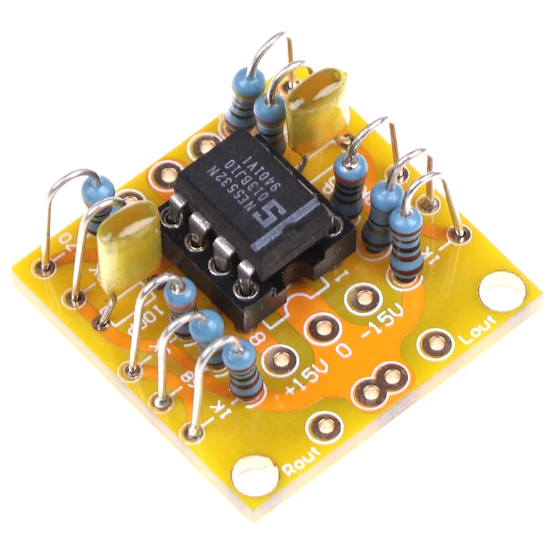 Dual Op Amp Pre-stage 3x DC scheda amplificatore PCB piccola pratica scheda di alta qualità JCDQ41D per NE5532, OPA2134, OPA2604, AD826