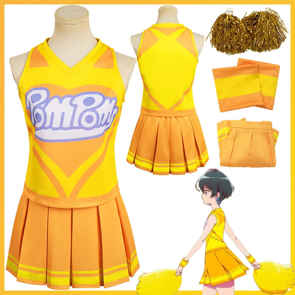 Anime Hana Nare Costume Disguise Anna Aveiro Cosplay Fantasy Cheerleader Uniform Adult Women Roleplay Fantasia Outfits Female