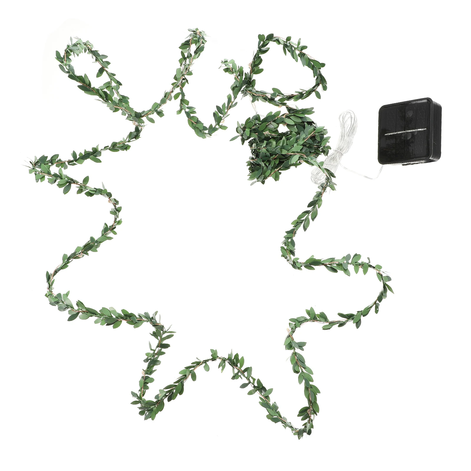 

Solar Leaf Waterproof Fairy for Garden Party DIY Decoration Warm Leaf Rattan String Lights Light Fairy Lights Effect