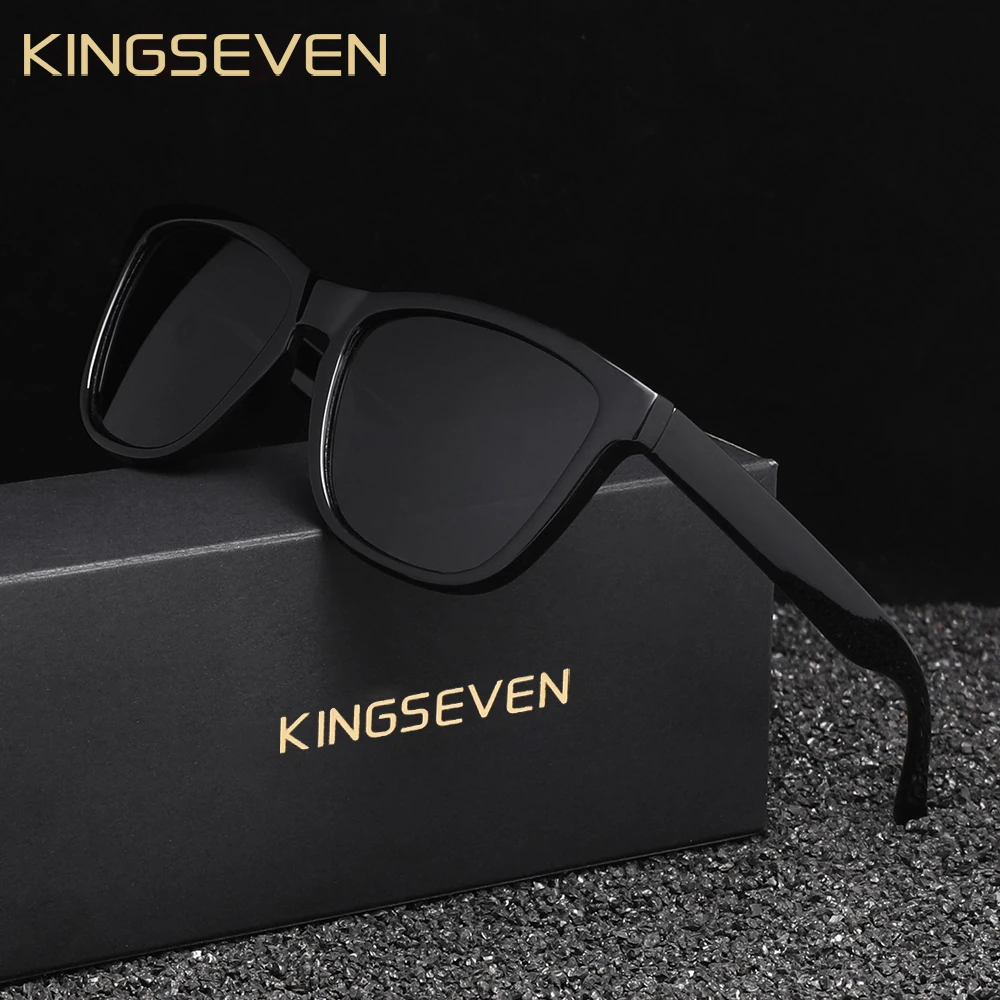 KINGSEVEN New Brand Sunglasses Men Driving UV400 Polarized HD Lens Eye Protect Women Fashion Accessory Outdoor Sports Eyewear