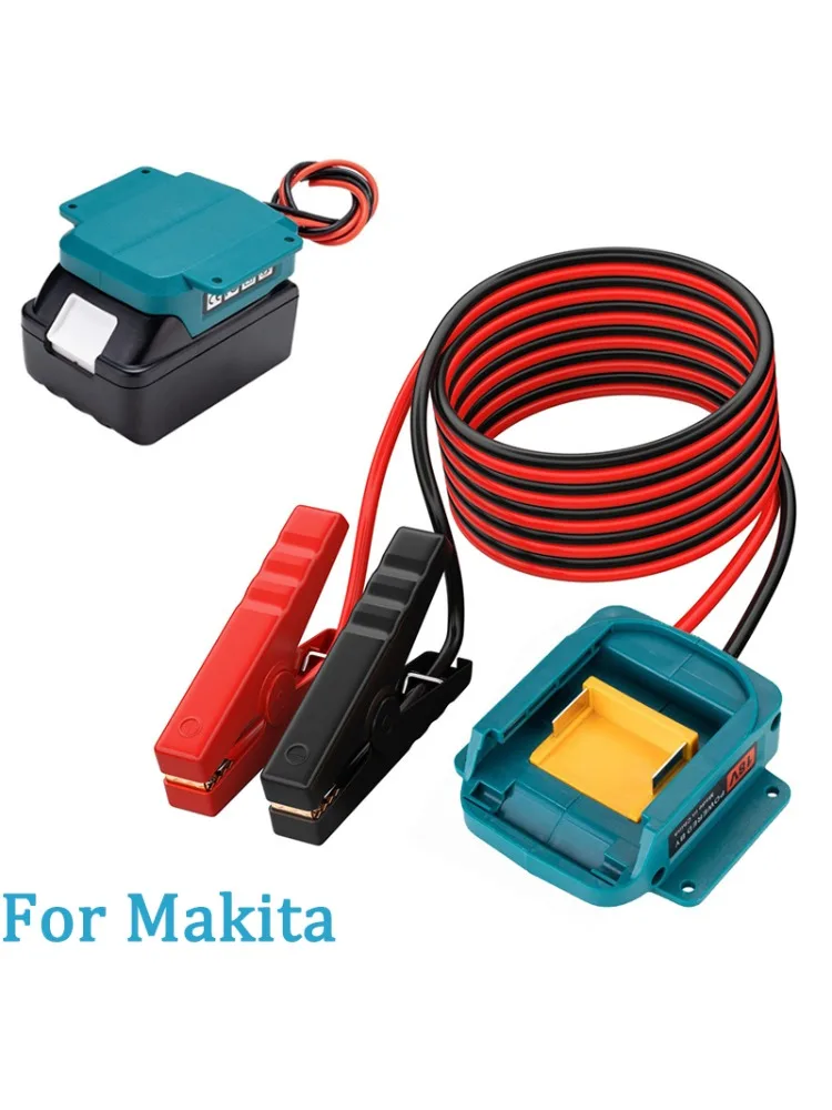 Rozrusznik Samochodowy do Akumulatorów Makita 18V BL1850 BL1830 Li-ion, Awaryjny Booster, Urządzenie Rozruchowe, Kable Rozruchowe Samochodowe — zdjęcie produktu 7