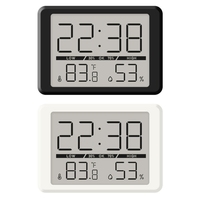 2025 New Multifunctional LCD Wall Desk Alarm Clock with Time Date Temperature Humidity Display Minimalists Digital