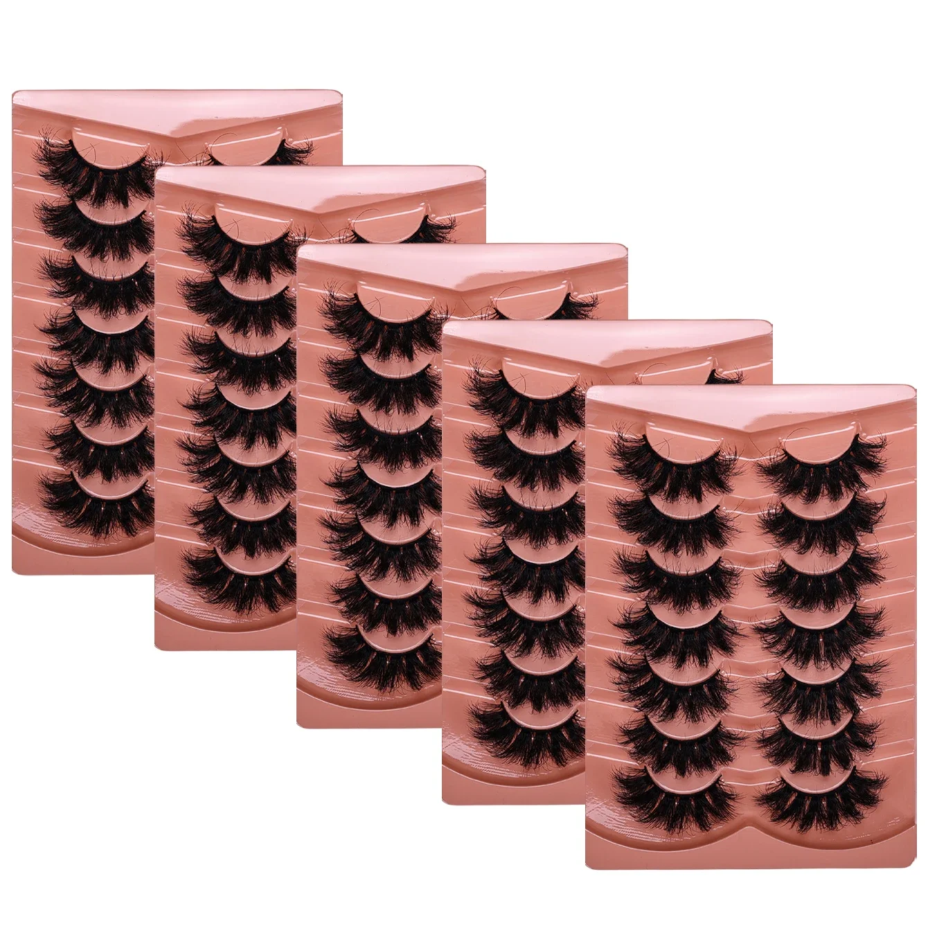 21 ペア/35 ペア 3D ふわふわつけまつげドラマチックなつけまつげ乱雑なつけまつげふわふわ厚いまつげ