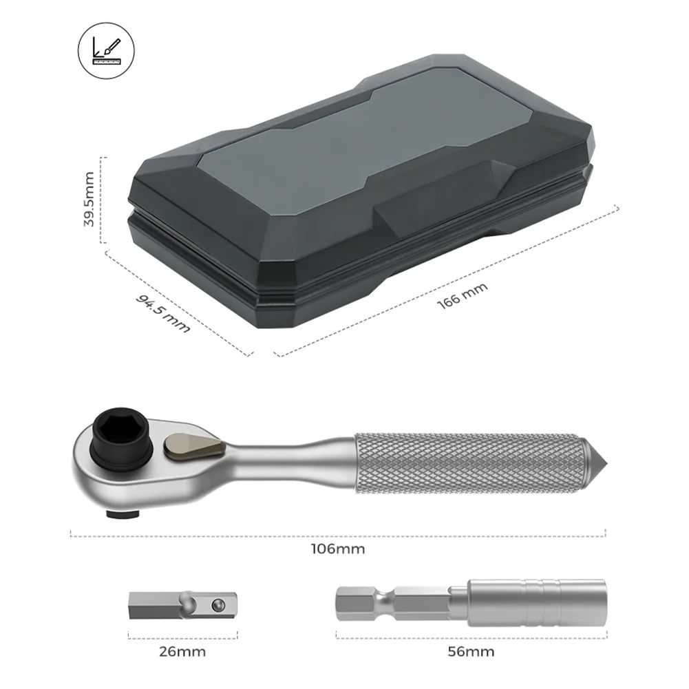 

Набор магнитных отверток с храповым механизмом 42 в 1, многобитная отвертка с вращающейся ручкой, портативный набор инструментов для ремонта электроники, мебели