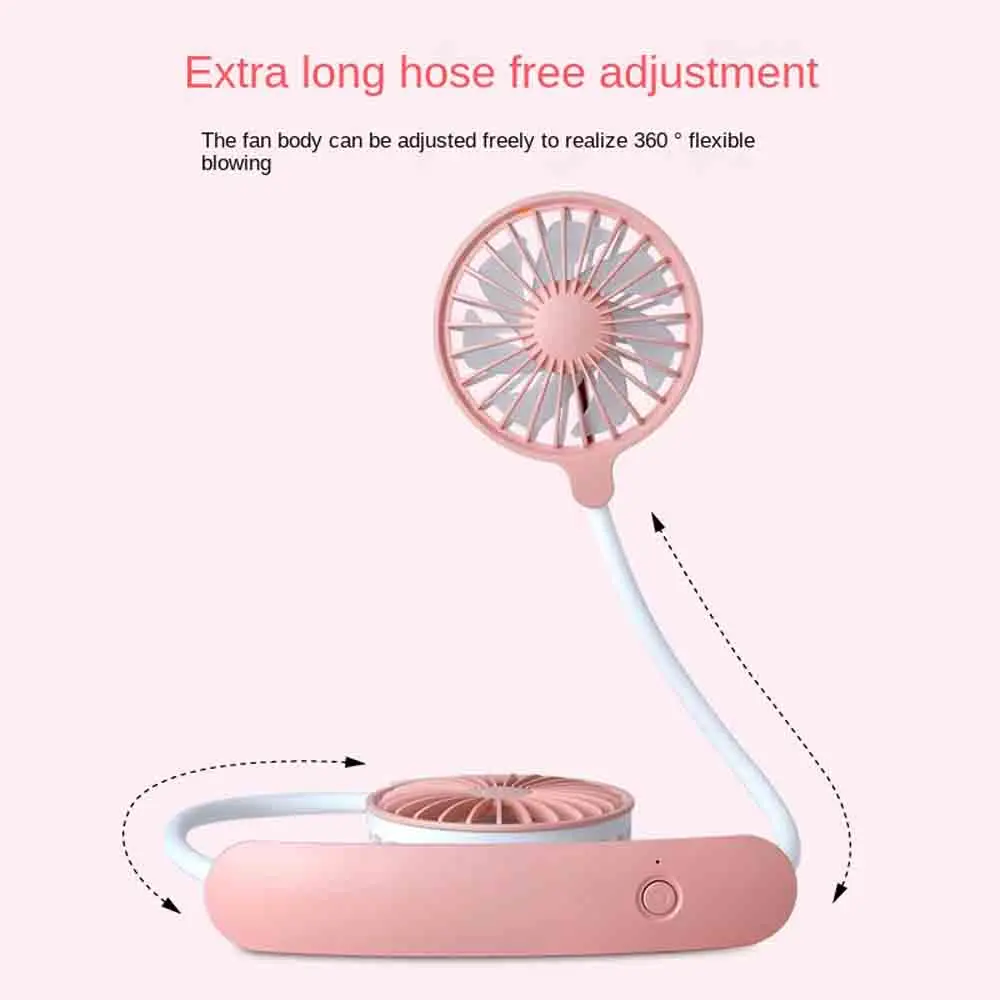 Sommerlicher, tragbarer USB-Nackenventilator für Sport, Zuhause, Büro, Reisen und Outdoor-Aktivitäten – Detail 13