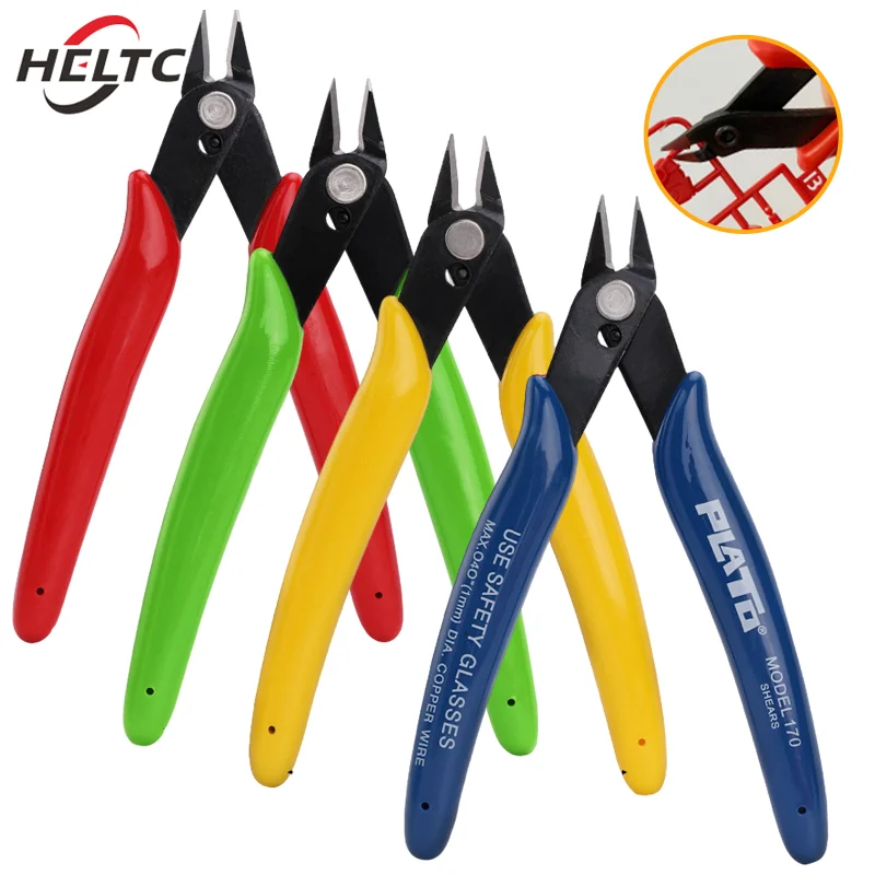 1pcs Pliers Multi Functional Tools Electrical Wire Cable Cutters Cutting Side Snips Flush Nipper Hand Repair Tool