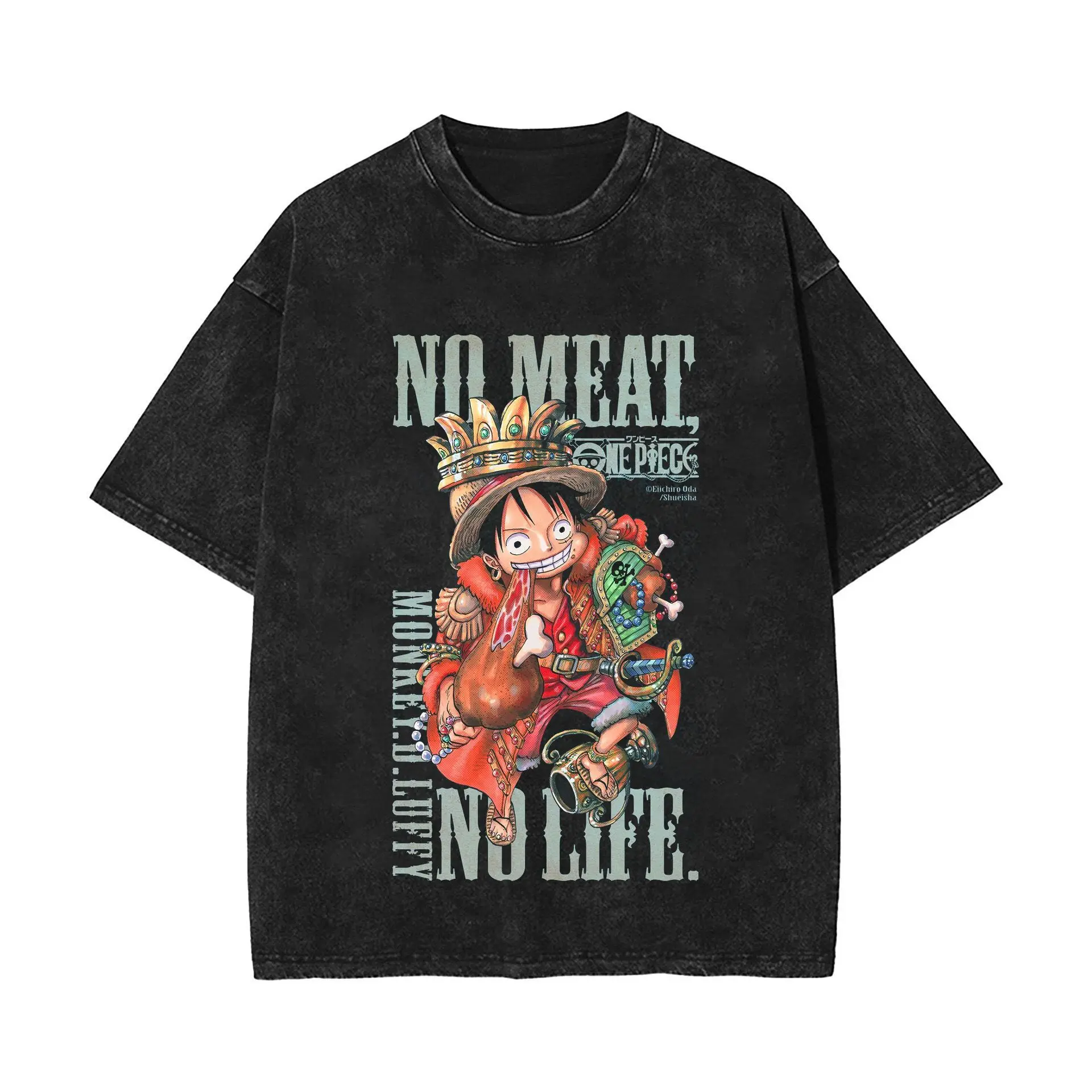 

One Piece Going Merry Thousand Sunny T-Shirt Men 2026 New Summer Cotton Casual Top Streetwear Y2K Unisex