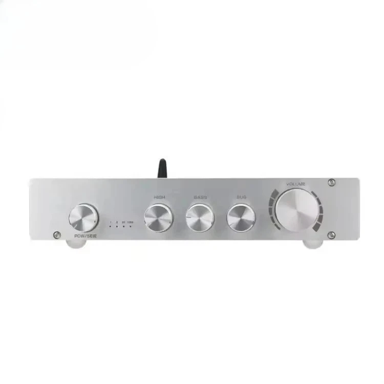L1B Class a 2.1 Channel Preamplifier BT5.0 Decoding High and Bass Adjust   le HIFI Aluminum Enclosure Faceplate Preamp