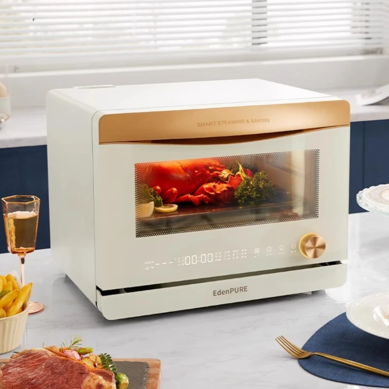 蒸し、ベーキング、フライ機 26L 304 ステンレス鋼インナーライナーセラミック釉薬コーティング 12H 予約 Forno Pizza