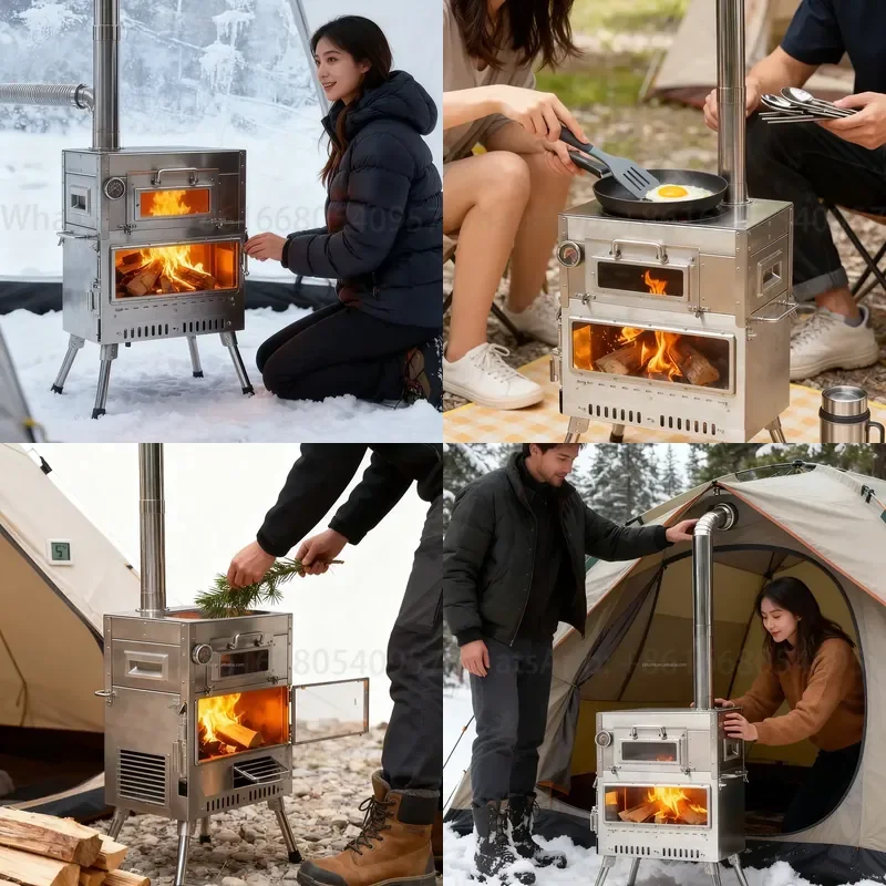 Portable Rectangular Metal Tabletop Fire Pit Small Indoor Outdoor Fireplace Chimeneas Desktop Desktop Firepit