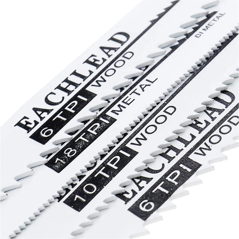Metal alternativo Saw Blades Set, Saw Blades, Madeira, 10 Pack