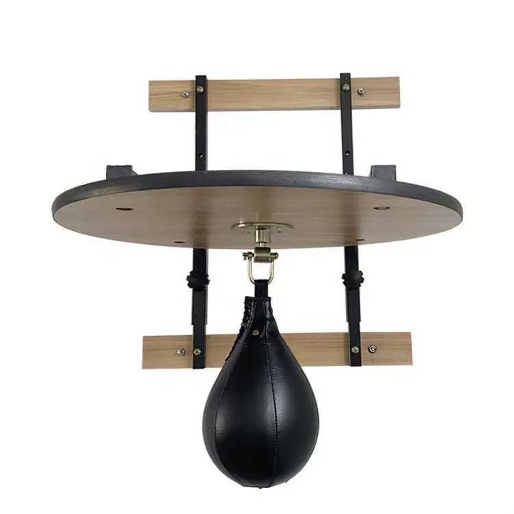 

Kick Boxing Equipment Wood Platform Adjustable Speed Punching Bags Training Ball Boxing Speed Bag Platform Commercial