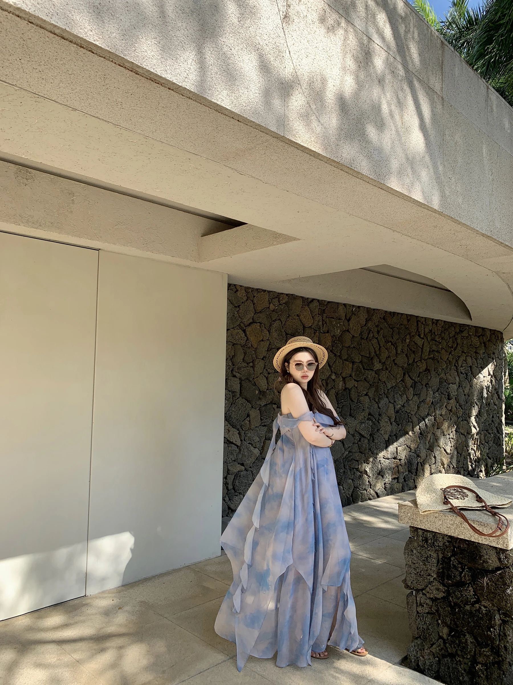 

Heavy Embelliment Breathable Summer Vaion Sle Asymmetrical Hem Print Dr for plus Size Women Casual Loose Fit Maxi D...