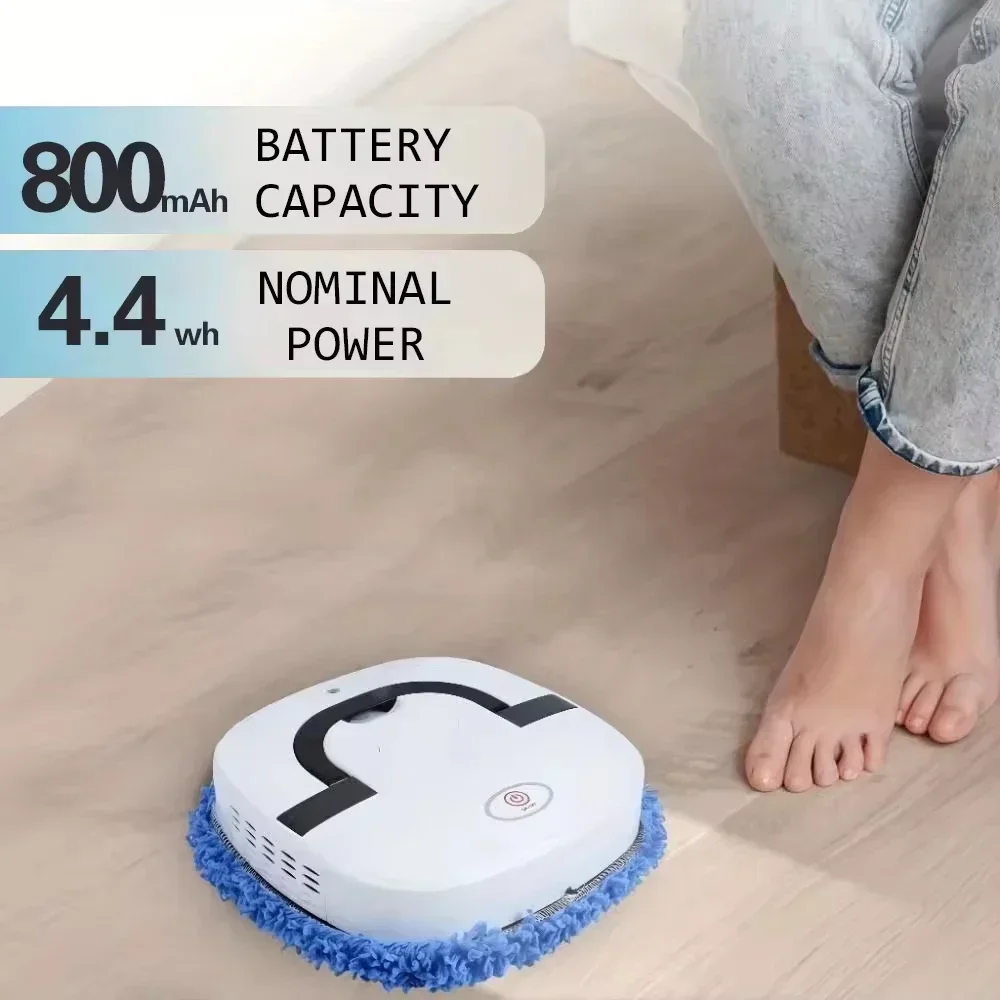 스마트 로봇 진공청소기 및 물걸레 콤보, 자동 충전, USB 충전식, 애완동물 털 제거, 충돌 방지, 가정 및 아파트용 조용한 청소