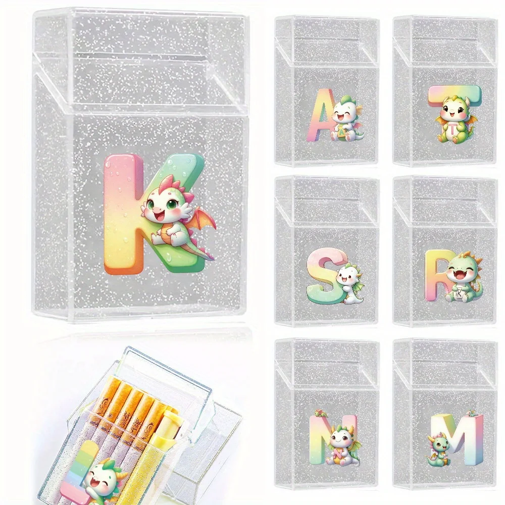 

Crystal Cigarette Case Portable Tobacco Organiser With Magnetic Buckle Outdoor Cigarette Accessories Cartoon Animal Pattern