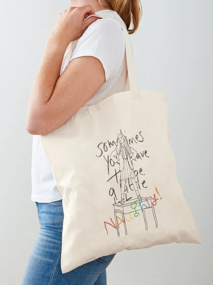 Bolso de mano con letras de la obra musical Matilda the Musical, bolso de mano para mujer, bolso de lona personalizado, bolsos de mano para hombre