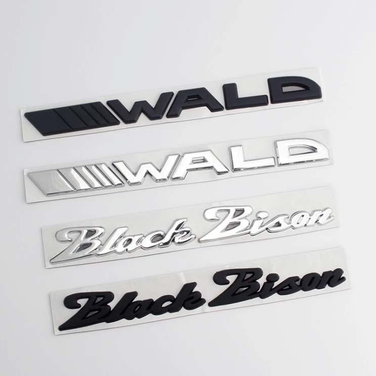

Suitable for BMW Mercedes Benz car sticker Wald Black Bison rear lettering modification